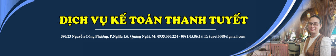 Thanh Tuyết - Dịch vụ kế toán thuế Quảng Ngãi
